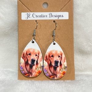 Golden Retriever Earrings